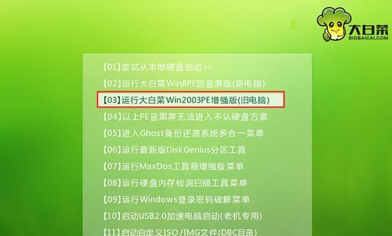 大白菜修改电脑密码教程（简单易学的电脑密码修改方法）