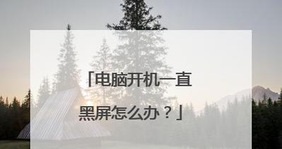 电脑启动黑屏原因解析（探究电脑启动后出现黑屏的多种可能原因与解决方法）